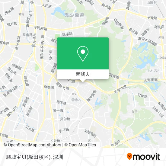 鹏城宝贝(坂田校区)地图