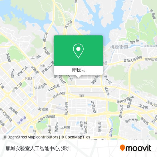 鹏城实验室人工智能中心地图