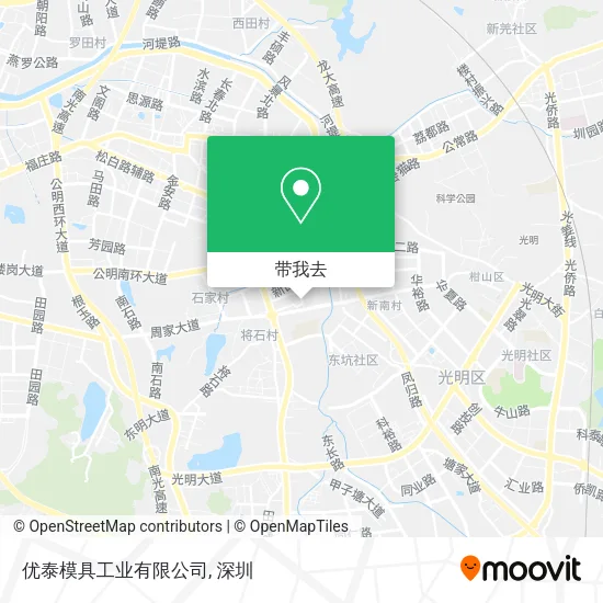 优泰模具工业有限公司地图