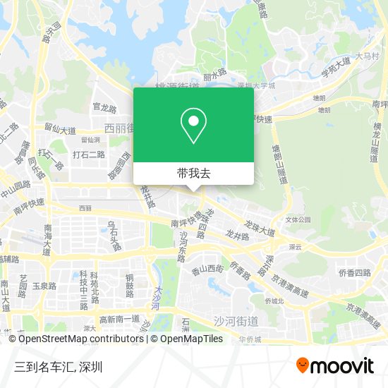 三到名车汇地图