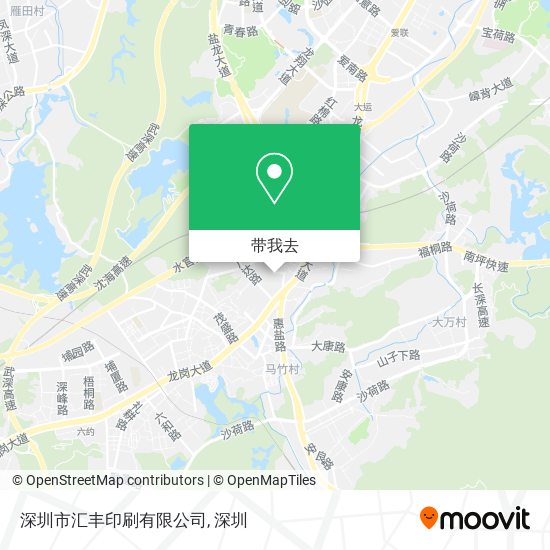 深圳市汇丰印刷有限公司地图