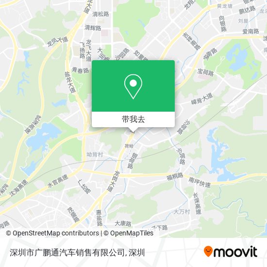 深圳市广鹏通汽车销售有限公司地图