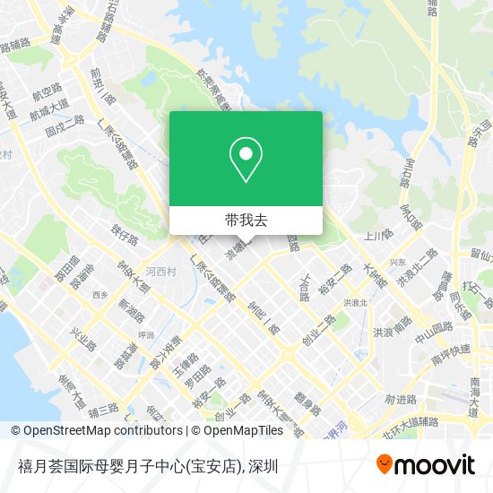 禧月荟国际母婴月子中心(宝安店)地图
