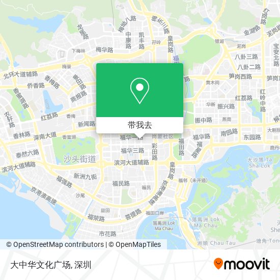大中华文化广场地图