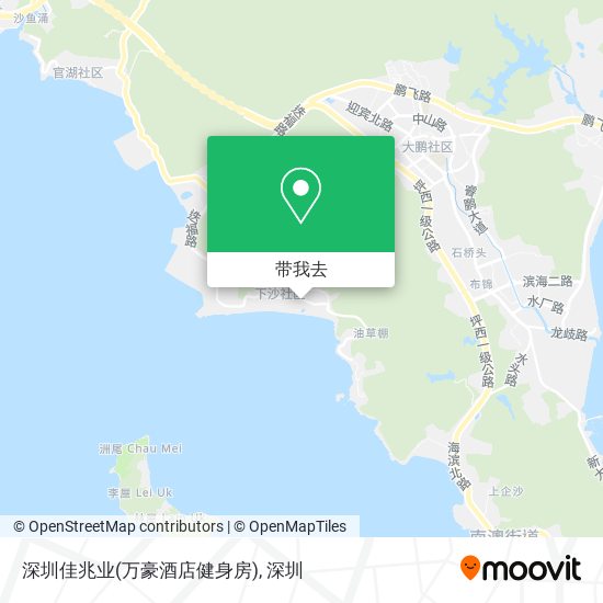 深圳佳兆业(万豪酒店健身房)地图