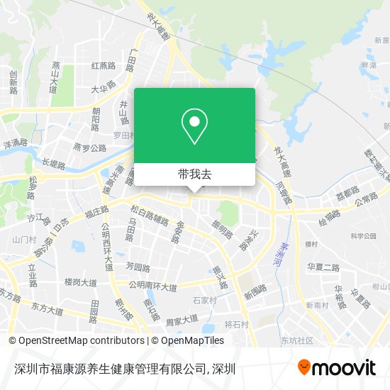深圳市福康源养生健康管理有限公司地图