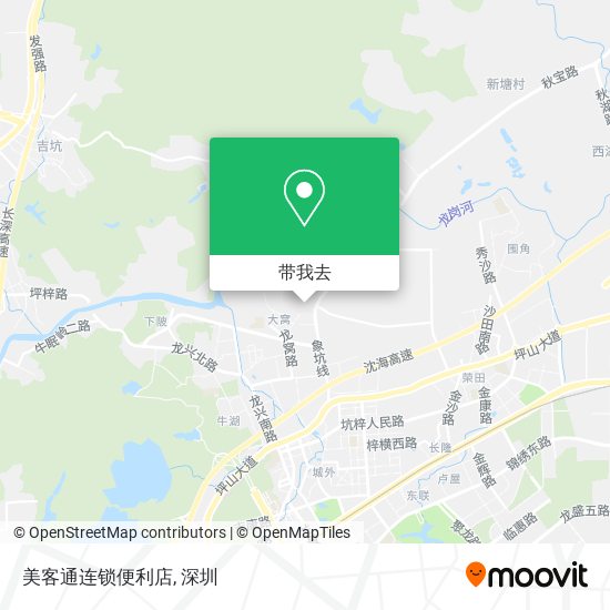 美客通连锁便利店地图