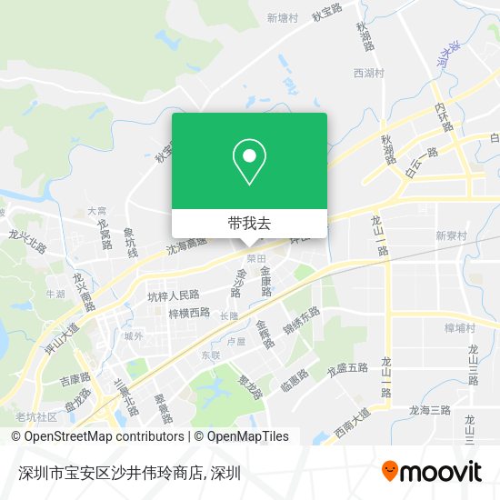 深圳市宝安区沙井伟玲商店地图