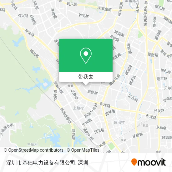 深圳市基础电力设备有限公司地图