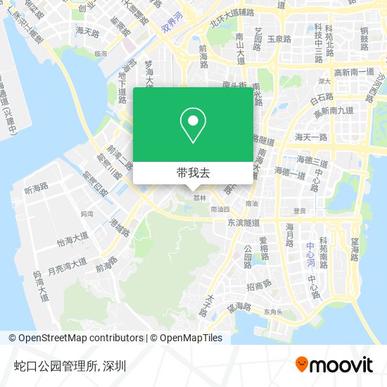 蛇口公园管理所地图