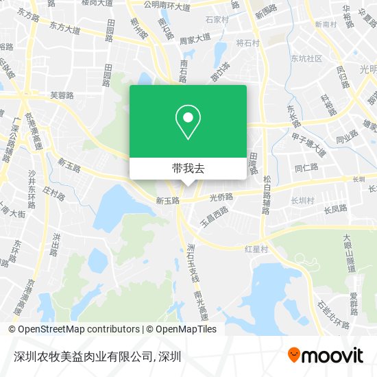 深圳农牧美益肉业有限公司地图