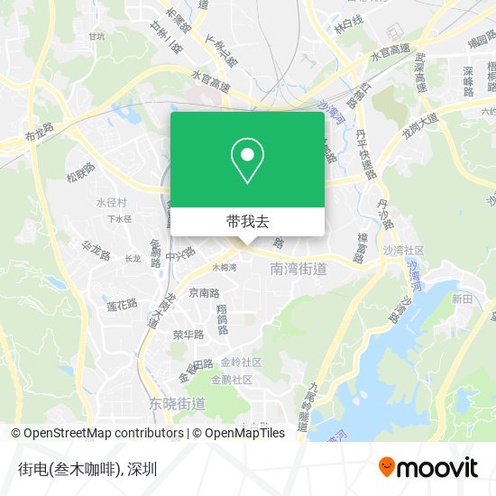 街电(叁木咖啡)地图