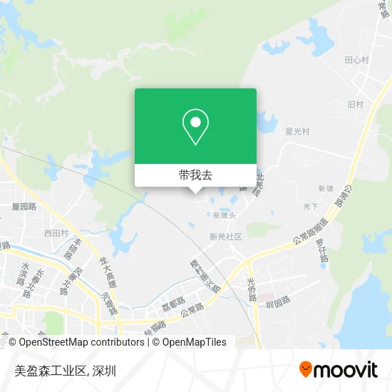 美盈森工业区地图