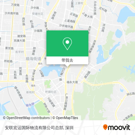 安联宏运国际物流有限公司总部地图