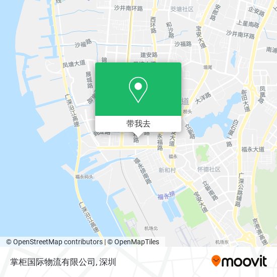掌柜国际物流有限公司地图