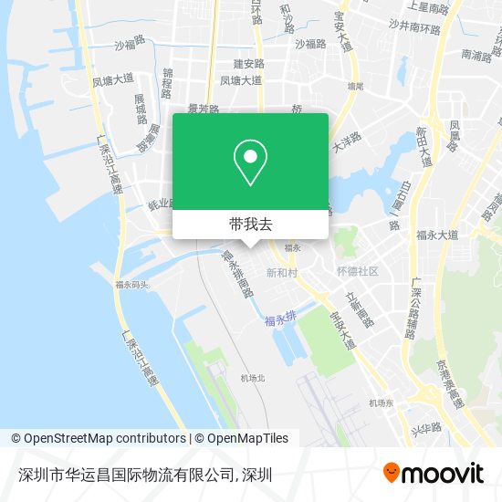 深圳市华运昌国际物流有限公司地图