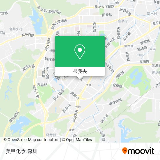 美甲化妆地图