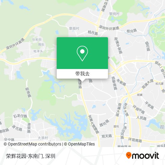 荣辉花园-东南门地图