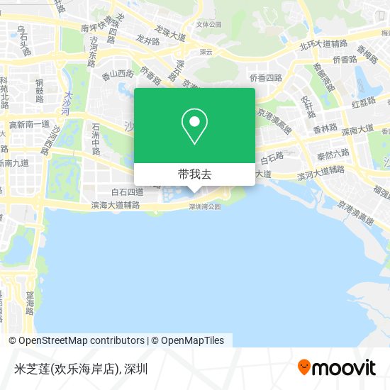 米芝莲(欢乐海岸店)地图