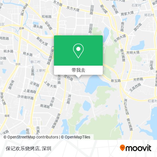 保记欢乐烧烤店地图