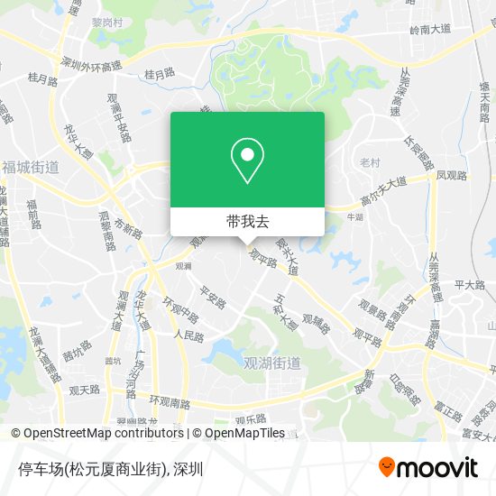 停车场(松元厦商业街)地图
