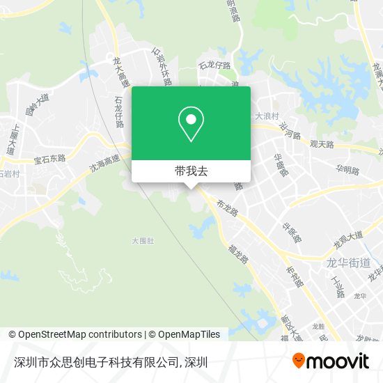 深圳市众思创电子科技有限公司地图