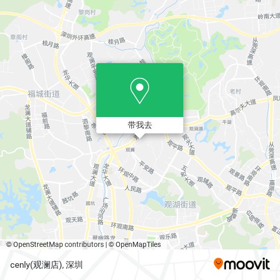 cenly(观澜店)地图