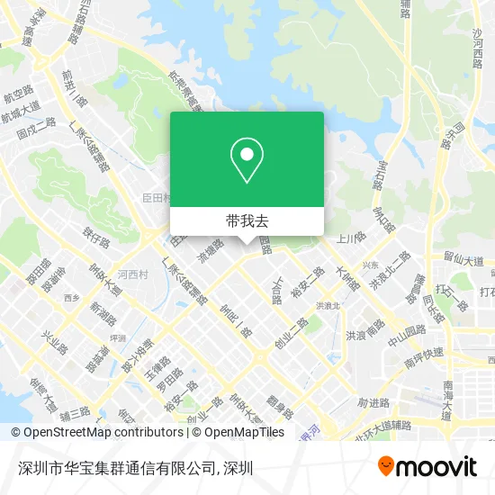 深圳市华宝集群通信有限公司地图