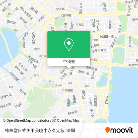 棒棒堂日式美甲美睫半永久定妆地图