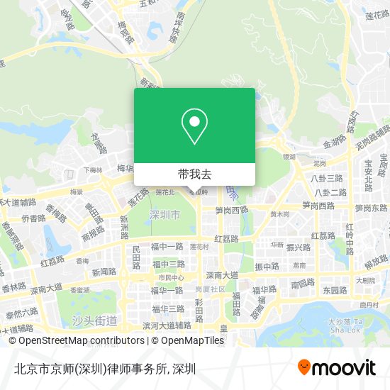 北京市京师(深圳)律师事务所地图