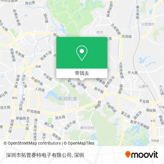 深圳市拓普赛特电子有限公司地图
