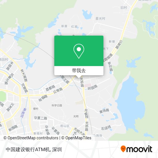 中国建设银行ATM机地图