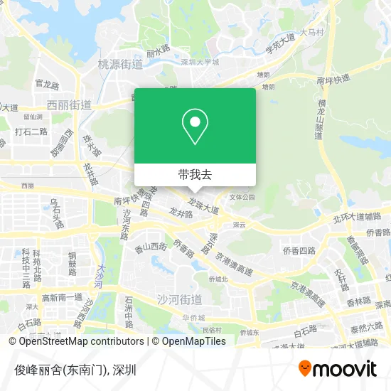 俊峰丽舍(东南门)地图