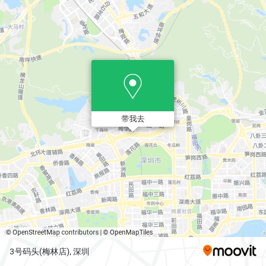 3号码头(梅林店)地图