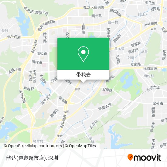韵达(包裹超市店)地图