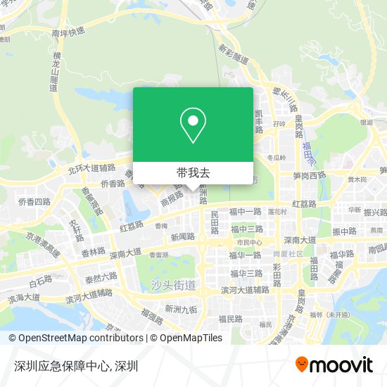 深圳应急保障中心地图