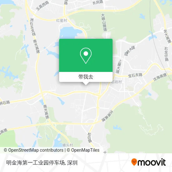 明金海第一工业园停车场地图