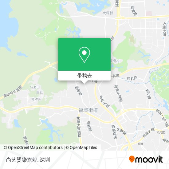 尚艺烫染旗舰地图