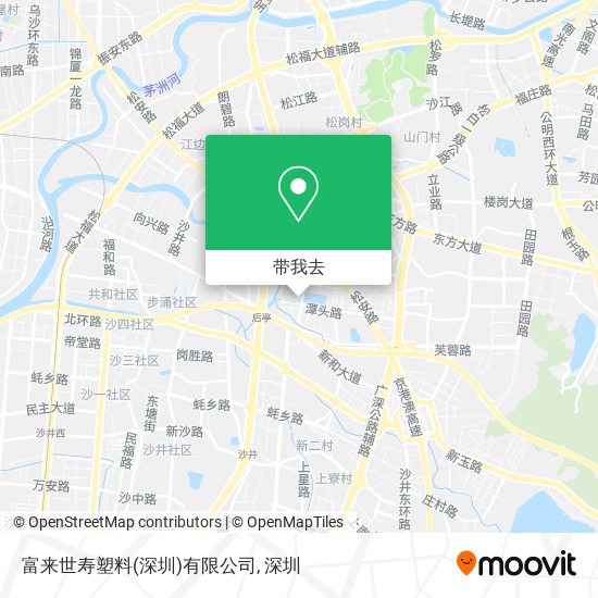 富来世寿塑料(深圳)有限公司地图