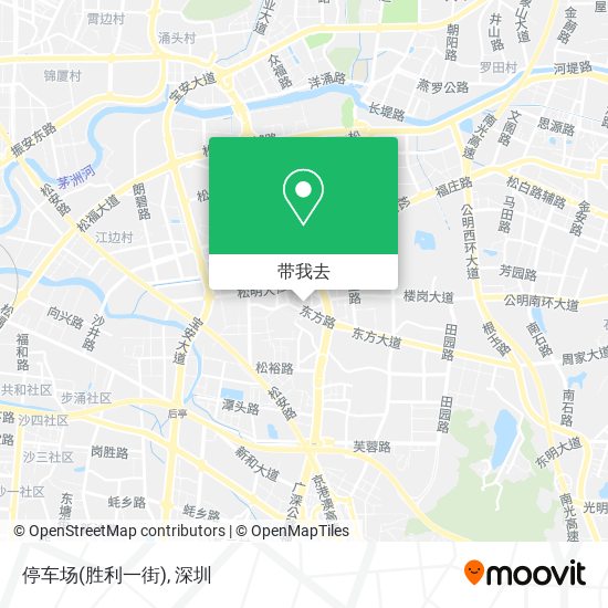 停车场(胜利一街)地图