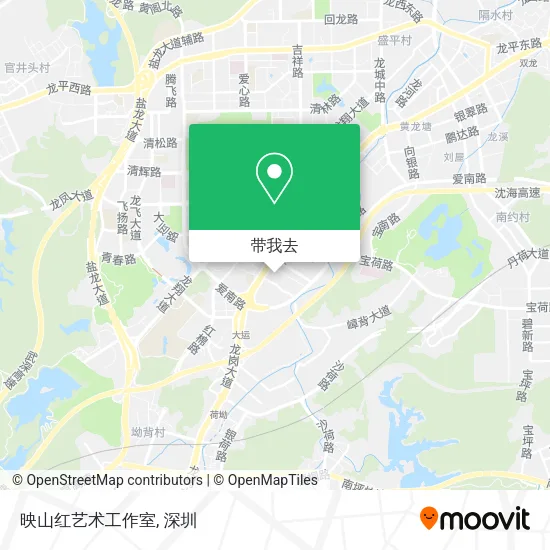 映山红艺术工作室地图