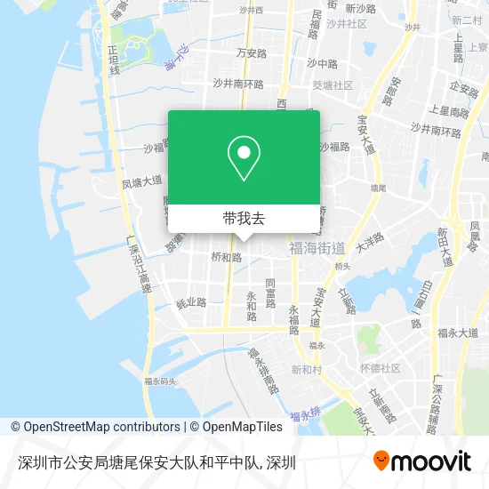 深圳市公安局塘尾保安大队和平中队地图