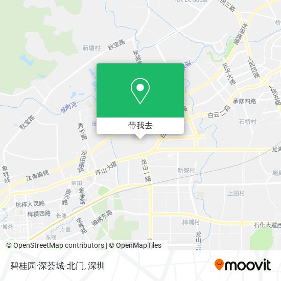碧桂园·深荟城-北门地图