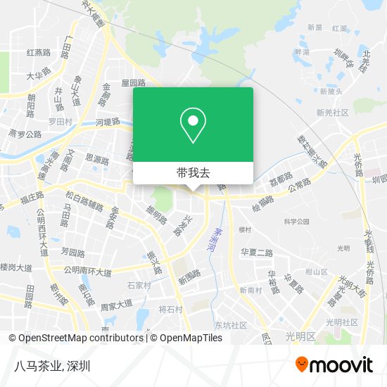 八马茶业地图