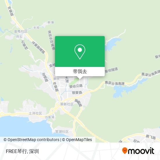 FREE琴行地图
