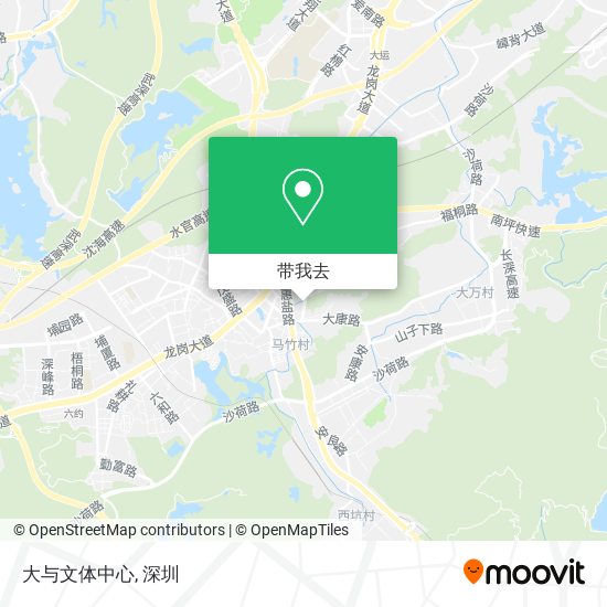 大与文体中心地图