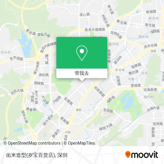 佑米造型(岁宝百货店)地图