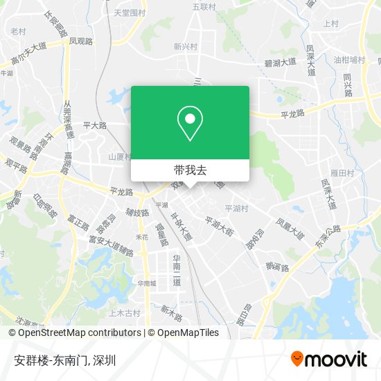 安群楼-东南门地图