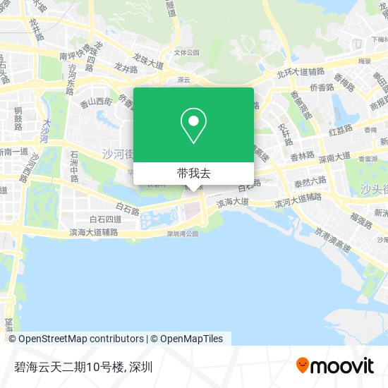 碧海云天二期10号楼地图