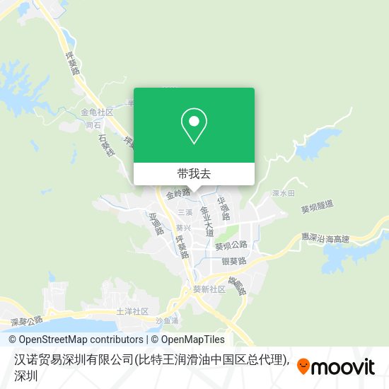 汉诺贸易深圳有限公司(比特王润滑油中国区总代理)地图